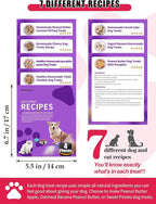 Homemade Silicone Dog Treat Molds - Dog Treat Cookie Cutters - Dog Treat Recipes Card, Food Grade Silicone Molds for Candy and Dog Ice Cubs - Set of 15