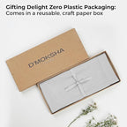 D'Moksha Homes Linen Silver Grey Table Runner 108 Inches Long - 100% Pure Linen 14 x 108 Inch Table Runner for Summer, Fall and Halloween - Classic Hemstitch