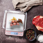 Fuzion Digital Scale .1 Gram Accuracy, 3000g Mini Food Scales for Herb, Spice, Jewelry, Gold, Small Food Scale - Weight Gram and Oz