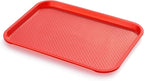New Star Foodservice 28010 6-Piece Fast Food Tray, 12 by 16-Inch, Assorted Colors