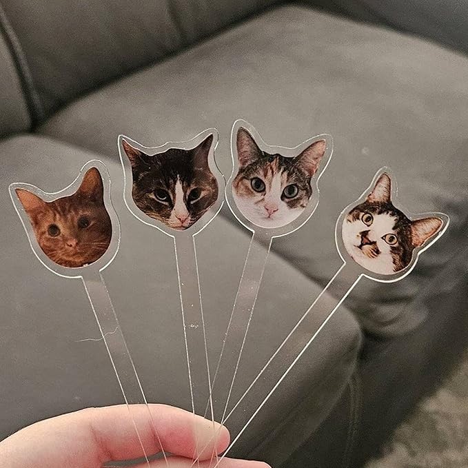 Personalized Dog Drink Stirrers, Custom Wedding Pet Illustration Acrylic Sticks for Wedding Cocktails, Unique Party Favors & Reception Decor Style 2