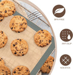 Silicone Baking Mat, 3 Pack Reusable Baking Mat, Non-Stick, Food Safe Silicone Mats for Baking, Oven Baking Sheet for Making Cookies, Macaroons, Bread
