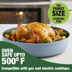 Granitestone Ceraluxe 20 Pc Ceramic Cookware Set Nonstick, Complete Pots and Pans Set Non Stick for Kitchen with Bakeware, Utensils & Steamer, Non Toxic Made Without PFOA PFOS, Oven & Dishwasher Safe