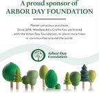 Small Wooden Teaspoon Scoops for Food Canisters & Jars, Teaspoon Measuring Spoons, Mini Wood Coffee scoop for Ground Coffee Bath Salts Manuka Honey & Laundry Powder, Pack of 50 Scoopers by Woodpeckers