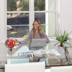 Set of 2 Large Glass Cookie Jars for Kitchen Counter + Marker & Labels - 1 Gallon Food Storage Canisters with Airtight Lids, Coin & Penny Jar for Candy Buffet, Coffee, Laundry Detergent Holder.