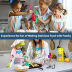 Barsone 5-Piece Silicone Spatula Set（ Heat Resistant 446°F Food Grade BPA Free, Nonstick Cookware Safe Dishwasher Safe Kitchen Tools for Baking, Cooking, Stirring, Multicolor）