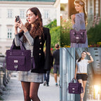 Weitars Lunch Bag for Women Work,Insulated Lunch Box Extra Large Lunch Tote Bag,Wide-Open Tote Cooler Bag With Removable Shoulder Strap with Side Pocket,Lunchbag For Picnic Hiking Beach