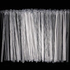 100 Pieces Swizzle Sticks Ball Head Stirrer Disposable Plastic Round Top Crystal Bar Swizzle Sticks Cocktail Coffee Drink Stirrers for Party Wedding Supplies