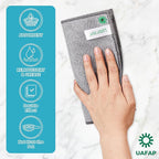 12 Pcs New Upgrade 3-Layer Non Scratch Wire Dishcloth,Cleans Fast Without Scratching, Stands Up to Stuck-on Grime, Multi-Surface Safe, Cleaning Power for Everyday Jobs 7.87“ x 7.87”