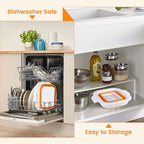 Collapsible Colander Set with Strainer Bowl, 2 in 1 Fruit Washing Basket with Strainer, 5 + 3 QT Plastic Colander for Kitchen, Foldable Double Layered Colanders Bowl for Berry, Vegetable, Orange