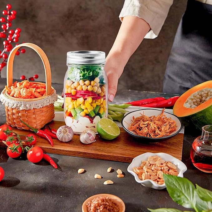 56PCS Canning Lids with Rings For Mason Wide Mouth, Jars Lids With Rings/Bands Mason Jars For Canning Food Fruits DIY Food Grade Material(86mm, 28Lids + 28Rings for Wide Mouth Jar)