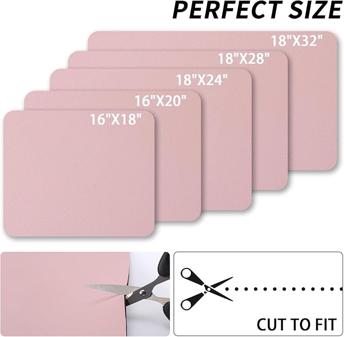 Dish Drying Mat for Kitchen Counter, Heat Resistant Drainer Mats with Non-slip Rubber Backed, Hide Stain Kitchen Super Absorbent Draining Mat, Easy to Clean Dish Rack Pad, Pink 18"x24"