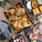 Baking Sheet Pans,2 Pack Nonstick Baking Pans Cookie Sheet Brownie Pan,Bread & Cake Pan, Toaster Oven Tray Bakeware, Small Non stick Baking Tray, Heavy-Duty Bread Loaf Pan (11x9x1.2 Inches)