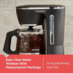 BLACK+DECKER Split Brew 12-Cup Digital Coffee Maker, CM0122, Iced or Hot Coffee, Programmable, Quick Touch, 4-Hour Keep Warm