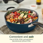 Cuisinart Preferred Pan 4-Pc Set - Sienna Sky (4.5 Qt. Multi-Purpose Pan w/Cover, Steamer, Slotted Turner)