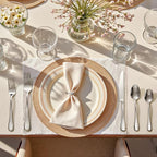 KINGSTONE 60 Pieces Silverware Set for 12, Premium Stainless Steel Flatware Set, Heavy Duty and Modern Design Cutlery Set, Mirror Polished, Dishwasher Safe