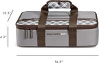 Rachael Ray Lasagna Lugger, Thermal Insulated Casserole Carrier for Hot or Cold Food, Lugger Tote for Potluck, Parties, Picnic, and Cookouts, Fits 9" x 13" Baking Dish