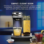 Bartesian Duet Cocktail Machine and Margarita Maker - Compact Home Bartender Mixologist Drink Mixer with 2 Glass Spirit Bottles - Automatic Machine Creates Premium Cocktails and Mocktails in Seconds