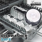 Nonstick Sauce Pan with Lid,1.5Qt & 2Qt Set, PFOA Free,Kitchen Pots Induction Pot,Black