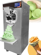 13Gal/H Gelato Batch Freezer, Hard Serve Ice Cream Machine Commercial, 12L Cylinder Italian Ice Machine, Frozen Yogurt Sorbet Maker for Dessert Shops, 5" Touch Panel