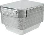 Aluminum Foil Pan with Lids, 9×13 Half Size Pans, Disposable Foil Pans for Roasting, Catering, Picnic or Holiday needs (30 Pack w/Lids)
