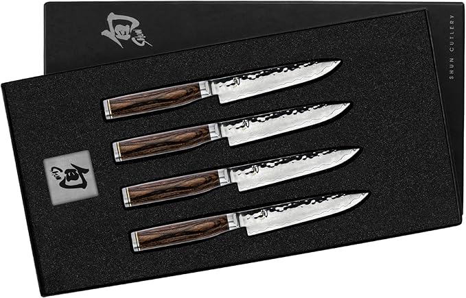 Shun Premier 4 Pc Steak Knife Boxed Set