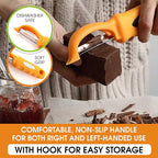 Spring Chef Premium Swivel Vegetable Peeler, Soft Grip Handle and Ultra Sharp Stainless Steel Blades - Perfect Kitchen Peeler For Veggie, Fruit, Potato, Carrot, Apple - Mango