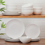 Pfaltzgraff Josephine 24 piece Dinnerware Set, Service for 8, White