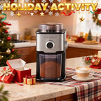 Burr Coffee Grinder, Adjustable Coffee Bean Grinder Electric with 14 Grinding Settings,2-12 Cups for Espresso, Drip Coffee and French Press