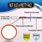 Supa Ant Canning Lids Regular Mouth (100pcs) Decorative Tin Canning Lids Regular Mouth (Vintage Plates) Buckle Proof and Rust Proof - Perfect Fit Can Lid for Mason Jars Canning Supplies