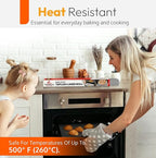 Silver Teflon Liner Roll for Ovens, Stovetops & Grills (75” x 17”) - Cut to Custom Fit - Versatile Non-Stick Teflon Mat, Can Use As Oven Liner, Grill Mat, Stovetop Cover, Baking Sheet, etc.