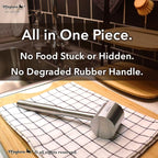 Meykers Meat Tenderizer Mallet | Dishwasher Safe | All 304 Stainless Steel | Perfect Weight | Meat Hammer Pounder Flattner Beater | for Steak Beef Chicken Pork | Kitchen Tool for Cooking