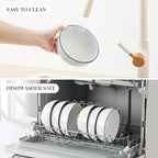 MALACASA Porcelain Soup Bowls, White Ceramic Cereal Bowls for Kitchen, Dishwasher and Microwave Safe, Series Regular 26Oz