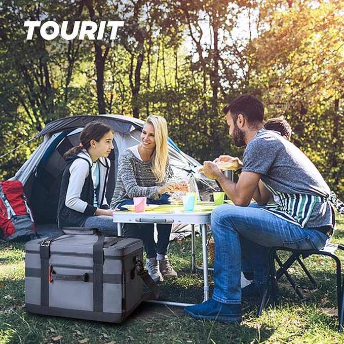 TOURIT Cooler Bag 48/60 Cans Insulated Soft Cooler Large Collapsible Cooler Bag 32/40L Lunch Coolers for Picnic, Beach, Work, Trip