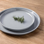 GBHOME Ceramic Dinnerware Set for 4, 12pcs Stoneware Plates and Bowls Sets, Handmade Chip and Scratch Resistant Dishes Set, Dishwasher & Microwave Safe