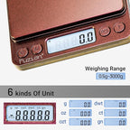 Fuzion Digital Scale .1 Gram Accuracy, 3000g Mini Food Scales for Herb, Spice, Jewelry, Gold, Small Food Scale - Weight Gram and Oz
