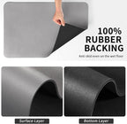 Coffee Mat - Absorbent Hide Stain Rubber Backed Dish Drying Mat for Kitchen Counter - Bar Mats for Countertops Accessories Fit Under Coffee Maker Espresso Machine