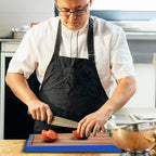 Titanium Cutting Boards for Kitchen - Dual-Sided Cutting Board with Pure Titanium and Wood Surface, Durable Chopping Board, Easy to Clean with Juice Groove - Large 15 x 10 (Blue)