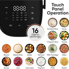 Tartle Kitchen IH103 Pressure Induction Heating Rice Cooker and Warmer, 6 cup - Japan style - IH Technology with Steamer (1.5L)