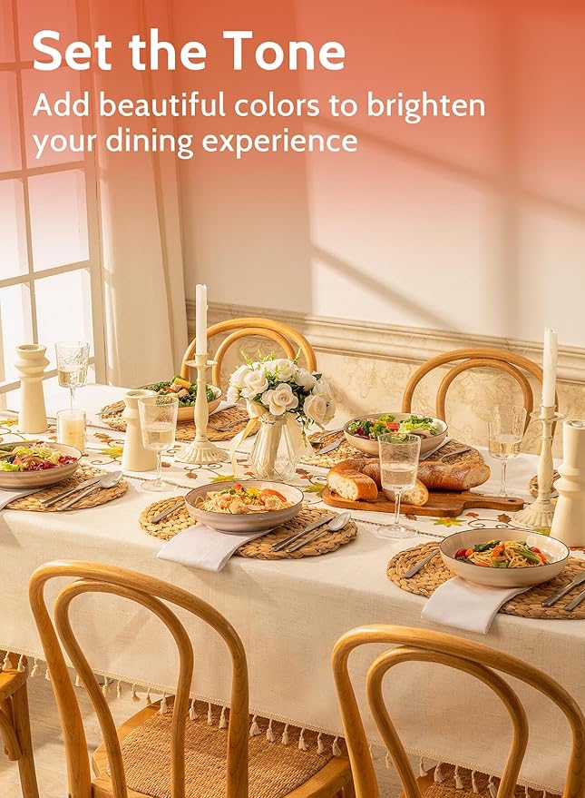 Sweese 6-Pack Ceramic Pasta Bowls, Neutral Extra Large 30 Fl Oz Durable Professional Grade