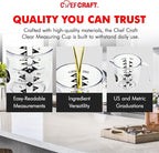 Chef Craft Select Plastic Measuring Cup, 2 Cup, Clear