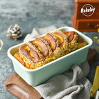 9-inch Loaf Pan Nostick Carbon Steel Bakeware Rectangle Bread and Cake for Oven Instant Baking 9.1" x 5.1"