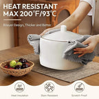 Blue Forest Placemats Set of 8, Dual-Layered Thickened Faux Linen Cloth Place Mats Heat Resistant Machine Washable Wrinkle Free Table Mats Indoor/Outdoor (Burlap)