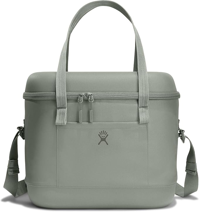 Hydro Flask Cooler Bag for Beach, Beverages and Travel - Insulated Soft Lunch Bag - 20 L Capacity in Agave Green