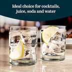 Libbey 918CD Heavy Base Finedge Rim Double Old Fashioned Glasses, 13.5-ounce, Set of 12