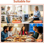 Microwave Egg Cooker, Rapid Egg Poacher for Breakfast with Lid, Easy to Use and Clean, BPA-Free