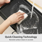 Utheer 37" x 17" Ceramic Nonstick Cast Iron Griddle for Camp Chef 3 Burner Stove, Fits GB90D TB90 SPG90B CCH3, Large Flat Top Camping Griddle, Oven-Safe to 500°F,Rust-Resistant Camp Chef Accessory