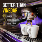 Descaling Powder Solution (6-Uses) Coffee Machine Descaler Cleaner | Compatible with Breville Keurig Nespresso Delonghi Ninja | To Descale Automatic Coffee Pots & Makers & Espresso Machines