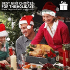 Roasting Pan with Rack, 21” Rectangular Granite Roaster Pan, 25lb Capacity, Large Roaster Pot for Baking Turkey with Versatile Lid