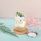 12Pack 32oz Wide Mouth Mason Jars, Glass Mason Jars with Airtight Lids and Bands, Large Canning Jars for Food Storage, Pickling, Meal Prep, DIY Decor, Fruit Print, Safe for Microwave & Dishwasher